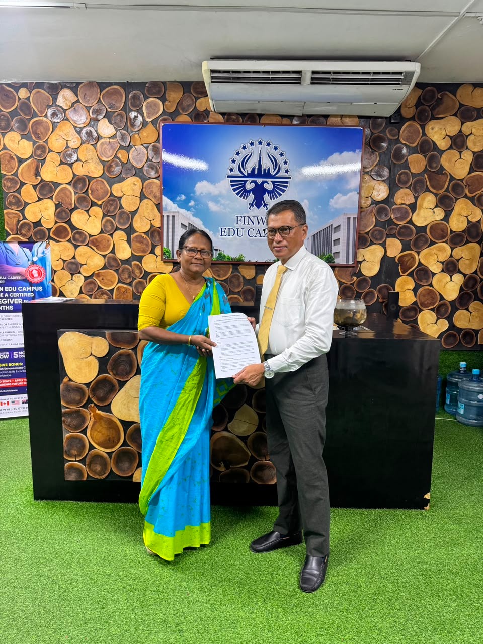 Finwin Edu Campus and Prithipura Community MoU signing